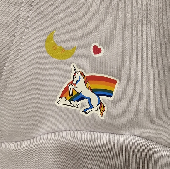 NWT Coach Women's Light Purple Sticker Hoodie Size--XS - Picture 2 of 10